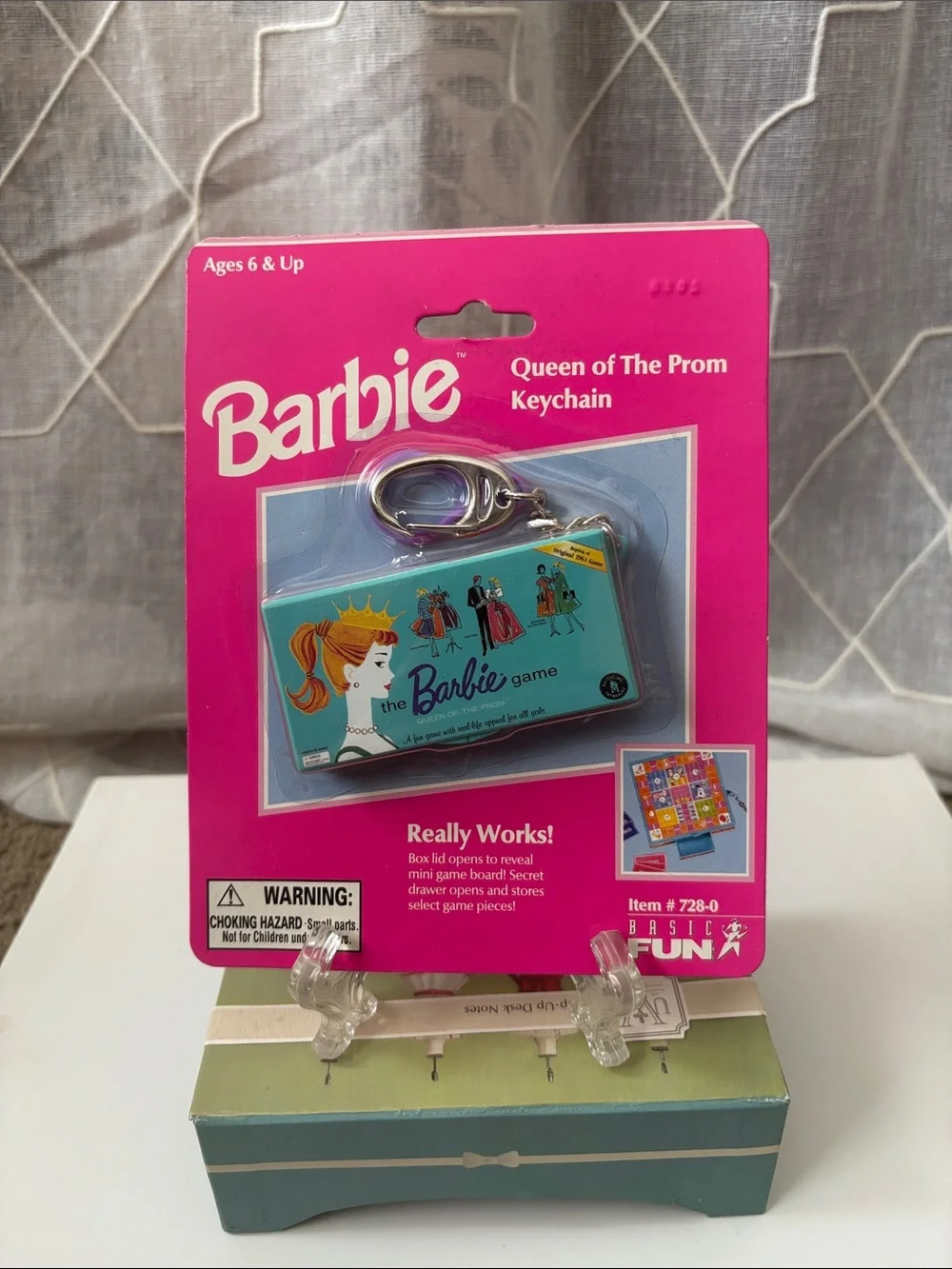 1999 Barbie Queen of the Prom Keychain by Basic Fun—Item #728-0